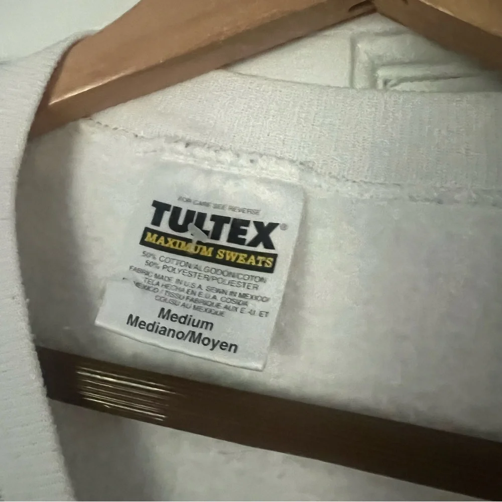 VINTAGE SAN FRANCISCO White Sweatshirt Size Medium - Picture 8 of 8